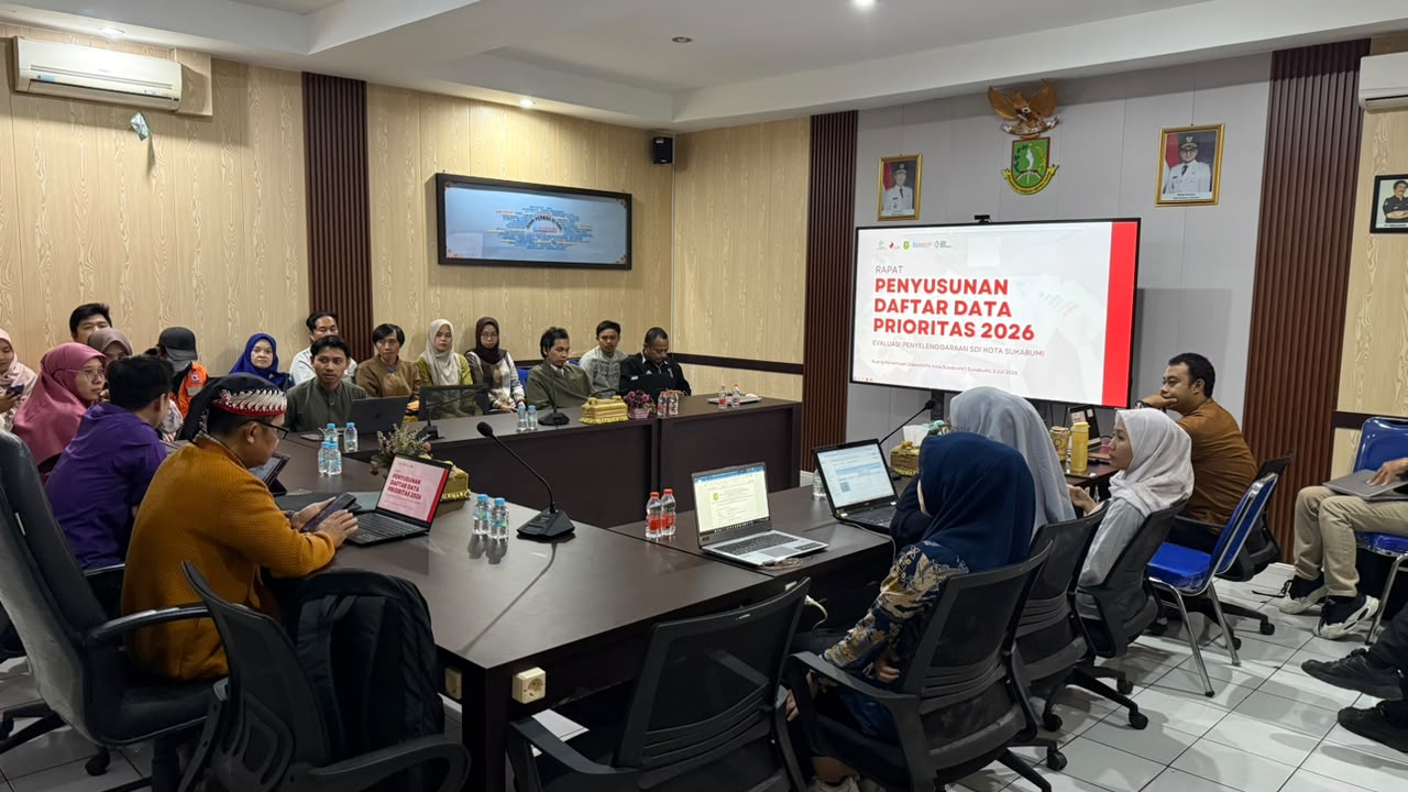 Akselerasi Satu Data Indonesia, Pemkot Sukabumi Sinkronkan Data Lintas Sektor